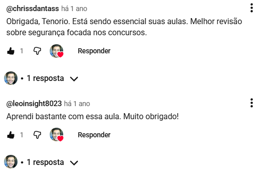 Comentário de aluno
